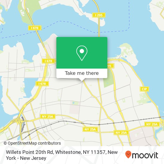 Mapa de Willets Point 20th Rd, Whitestone, NY 11357