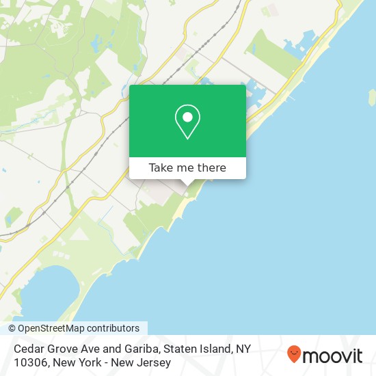 Mapa de Cedar Grove Ave and Gariba, Staten Island, NY 10306