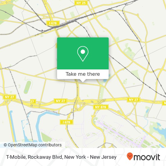 T-Mobile, Rockaway Blvd map