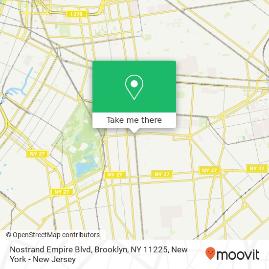 Nostrand Empire Blvd, Brooklyn, NY 11225 map