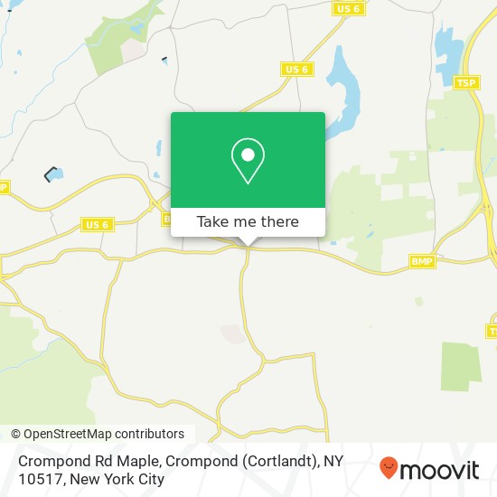 Mapa de Crompond Rd Maple, Crompond (Cortlandt), NY 10517