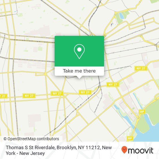 Thomas S St Riverdale, Brooklyn, NY 11212 map