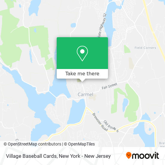 Mapa de Village Baseball Cards