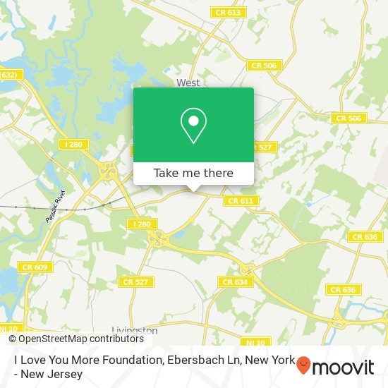 Mapa de I Love You More Foundation, Ebersbach Ln