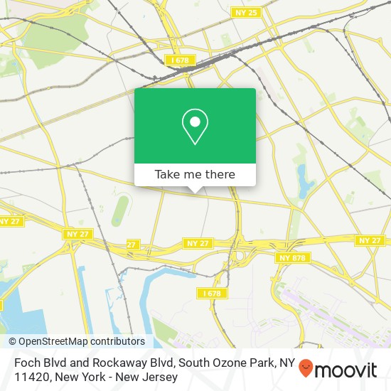 Mapa de Foch Blvd and Rockaway Blvd, South Ozone Park, NY 11420
