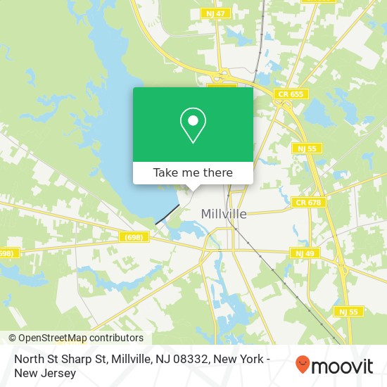 North St Sharp St, Millville, NJ 08332 map