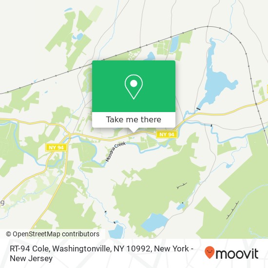 RT-94 Cole, Washingtonville, NY 10992 map