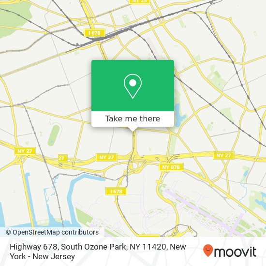 Highway 678, South Ozone Park, NY 11420 map