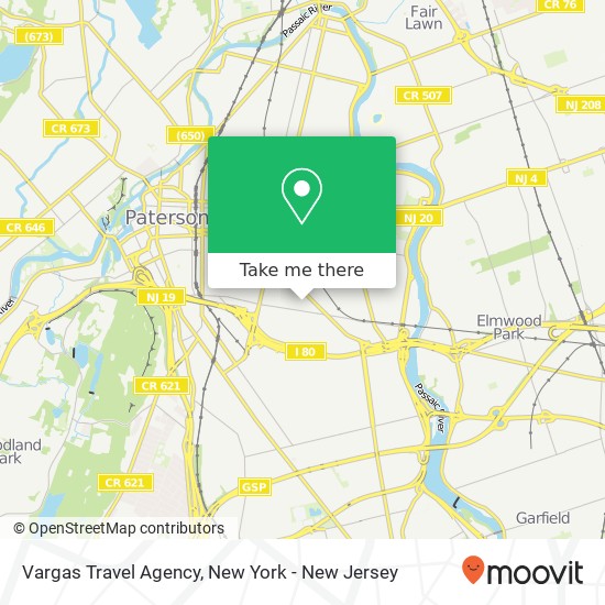 Vargas Travel Agency map