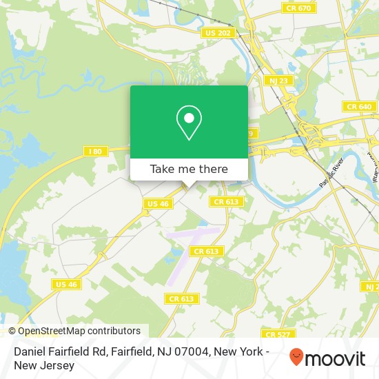 Daniel Fairfield Rd, Fairfield, NJ 07004 map