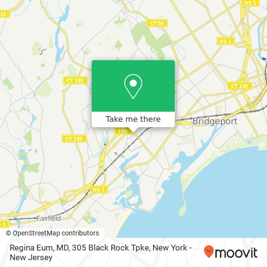 Mapa de Regina Eum, MD, 305 Black Rock Tpke