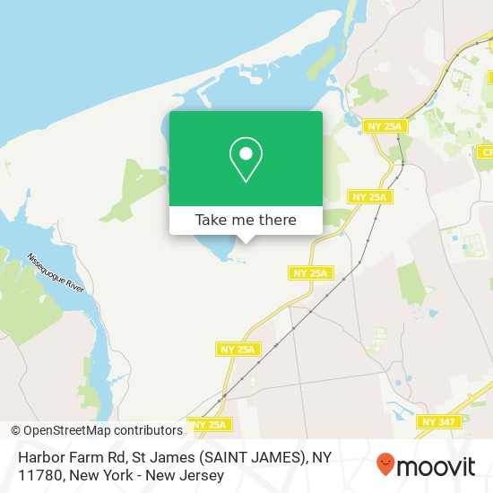 Harbor Farm Rd, St James (SAINT JAMES), NY 11780 map