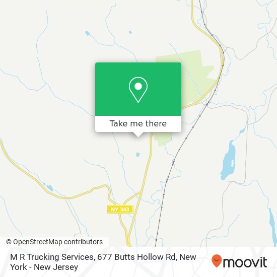 M R Trucking Services, 677 Butts Hollow Rd map