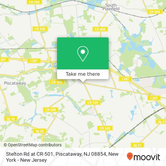 Stelton Rd at CR-501, Piscataway, NJ 08854 map