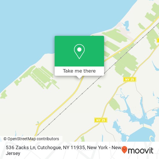 536 Zacks Ln, Cutchogue, NY 11935 map