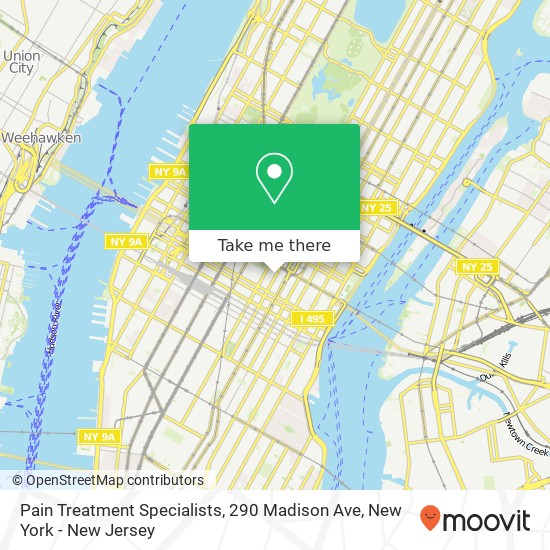 Pain Treatment Specialists, 290 Madison Ave map