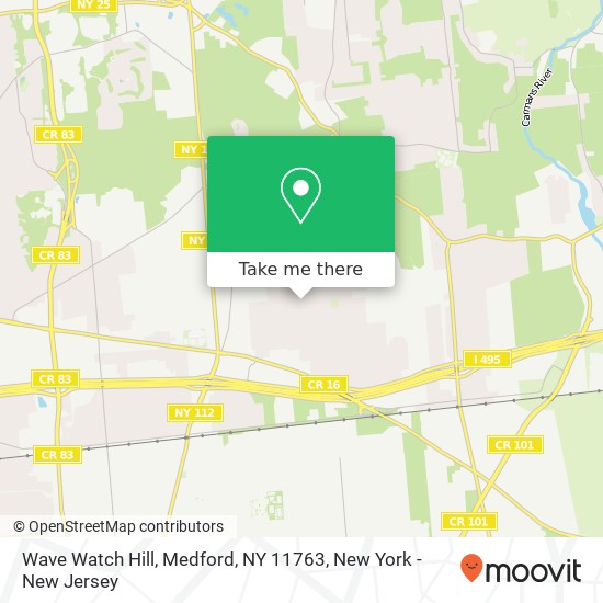 Wave Watch Hill, Medford, NY 11763 map