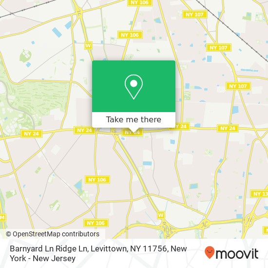 Barnyard Ln Ridge Ln, Levittown, NY 11756 map