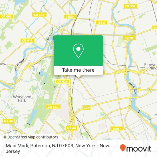 Main Madi, Paterson, NJ 07503 map
