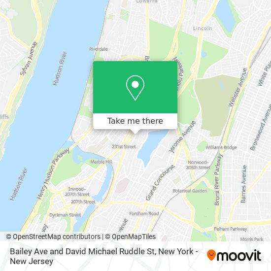 Mapa de Bailey Ave and David Michael Ruddle St