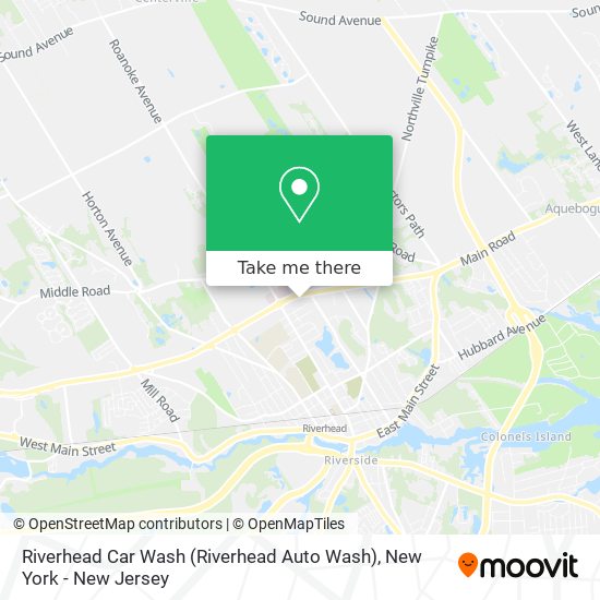 Mapa de Riverhead Car Wash (Riverhead Auto Wash)