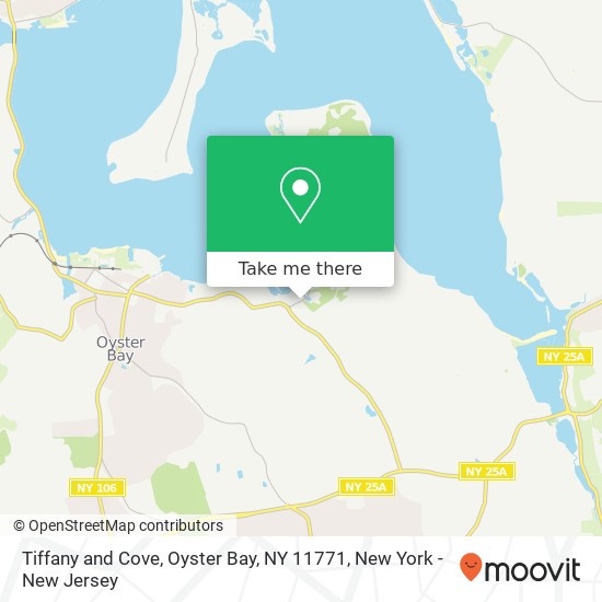 Tiffany and Cove, Oyster Bay, NY 11771 map