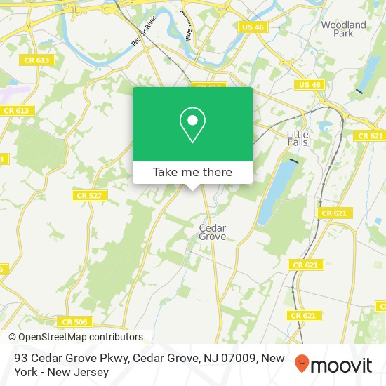 93 Cedar Grove Pkwy, Cedar Grove, NJ 07009 map