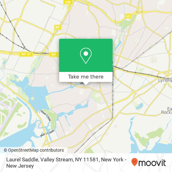 Laurel Saddle, Valley Stream, NY 11581 map