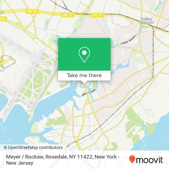 Mapa de Meyer / Rockaw, Rosedale, NY 11422