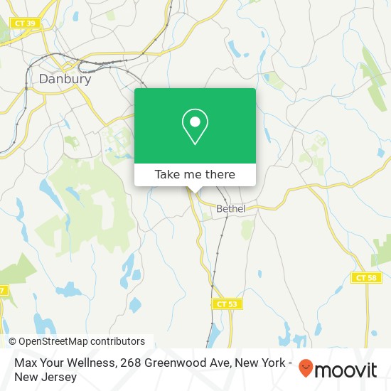 Mapa de Max Your Wellness, 268 Greenwood Ave