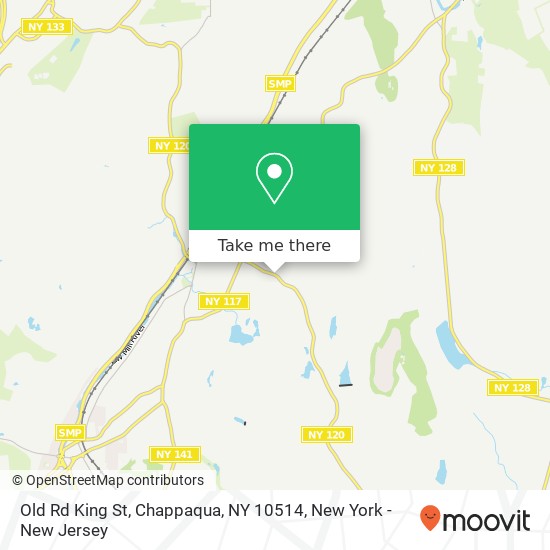 Mapa de Old Rd King St, Chappaqua, NY 10514
