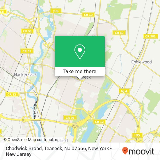 Chadwick Broad, Teaneck, NJ 07666 map