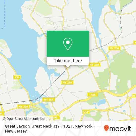 Mapa de Great Jayson, Great Neck, NY 11021