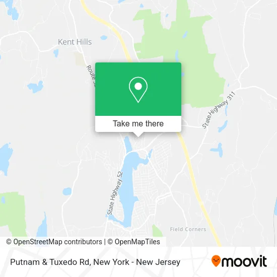 Putnam & Tuxedo Rd map