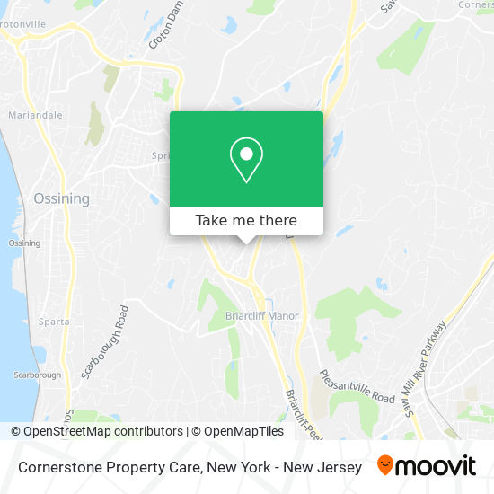 Cornerstone Property Care map