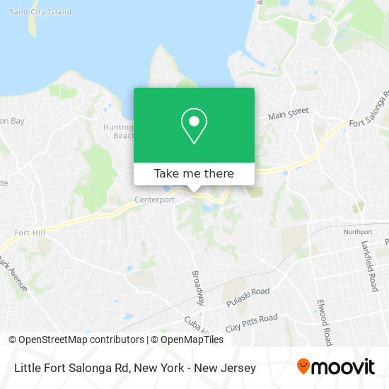 Little Fort Salonga Rd map