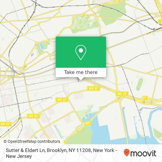 Sutter & Eldert Ln, Brooklyn, NY 11208 map