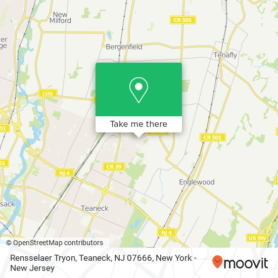 Rensselaer Tryon, Teaneck, NJ 07666 map
