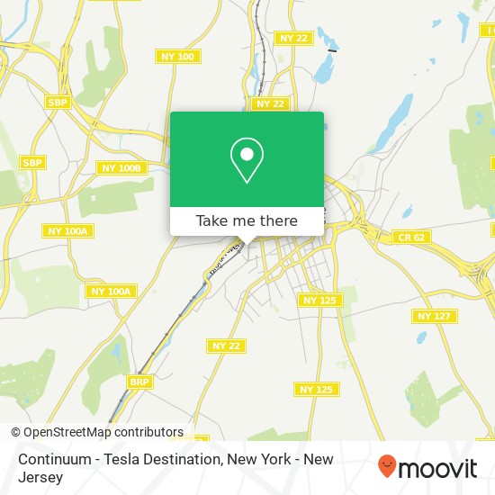 Continuum - Tesla Destination map