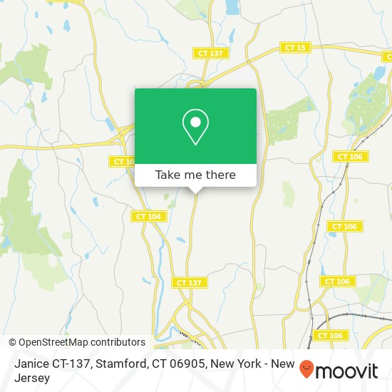 Janice CT-137, Stamford, CT 06905 map