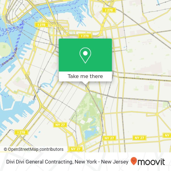 Divi Divi General Contracting map