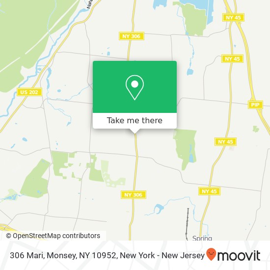 Mapa de 306 Mari, Monsey, NY 10952