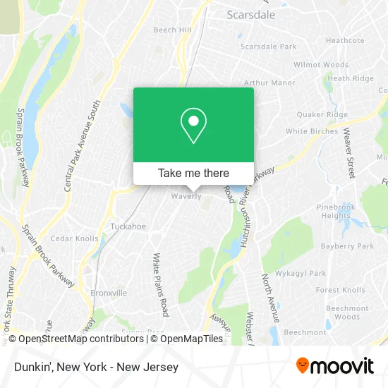 Dunkin' map