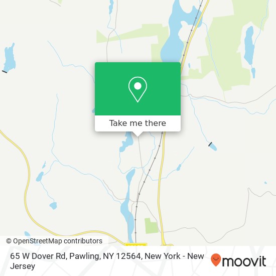 Mapa de 65 W Dover Rd, Pawling, NY 12564