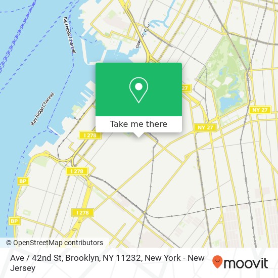 Ave / 42nd St, Brooklyn, NY 11232 map