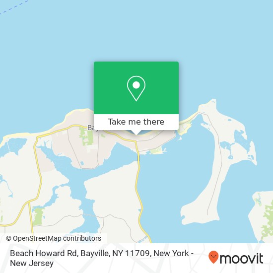 Beach Howard Rd, Bayville, NY 11709 map