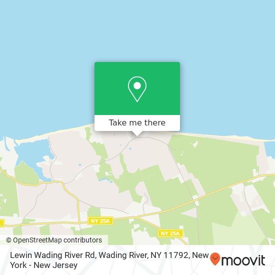 Mapa de Lewin Wading River Rd, Wading River, NY 11792