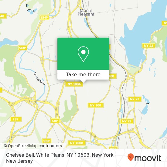 Mapa de Chelsea Bell, White Plains, NY 10603