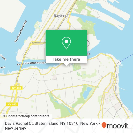 Davis Rachel Ct, Staten Island, NY 10310 map