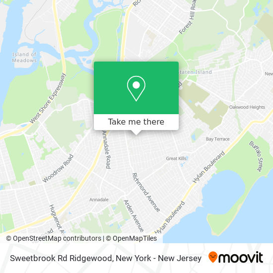 Mapa de Sweetbrook Rd Ridgewood